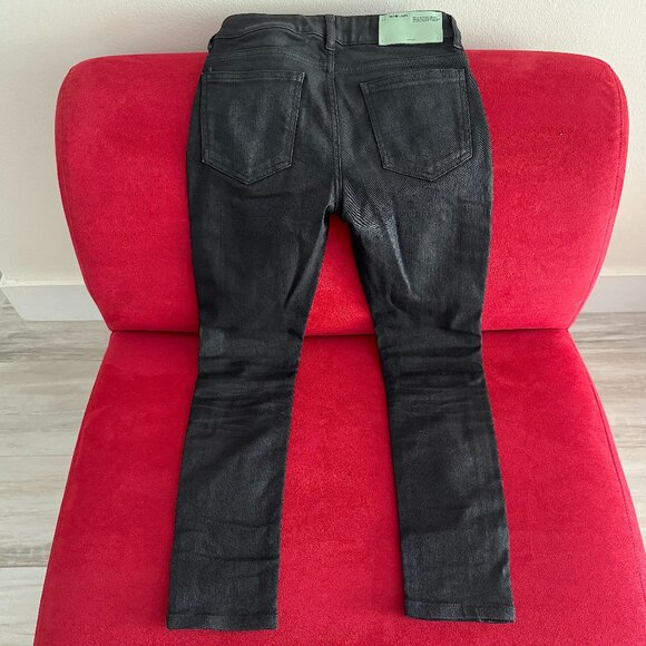 Off-White Denim Black Logo Jeans Women Size 24 - Picture 7 of 16